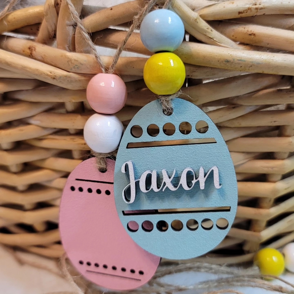 Easter Basket Tags /Easter Tags with Names /2 for $10